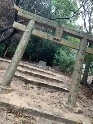 川中神社の鳥居