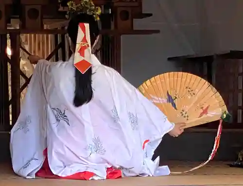 上洗馬神社の神楽