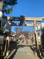 元郷氷川神社の鳥居