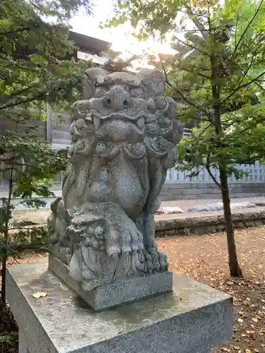 富良野神社の狛犬