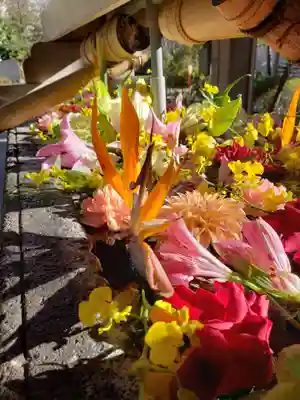 鳩森八幡神社の手水舎