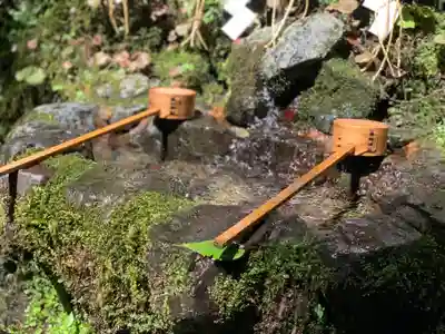 貴船神社奥宮の手水舎