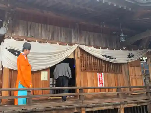 田出宇賀神社の本殿