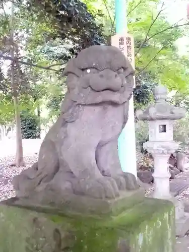 峯ヶ岡八幡神社の狛犬