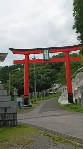 扇森稲荷神社の鳥居