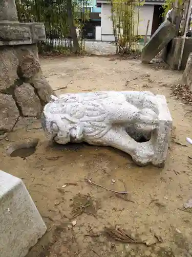 鹿島御子神社の狛犬