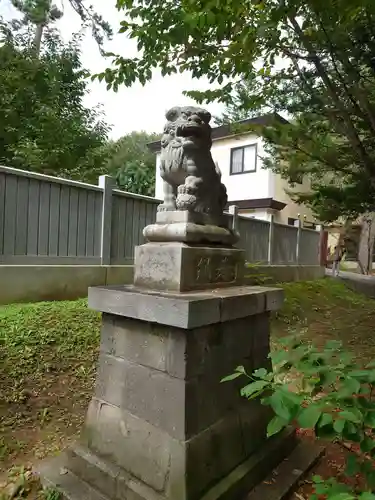 音更神社の狛犬