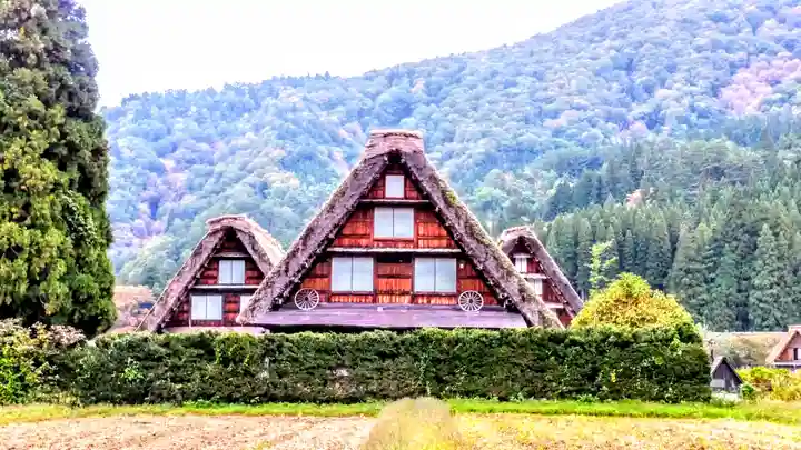 白川八幡神社の周辺