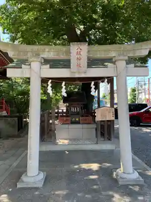 越谷香取神社の鳥居