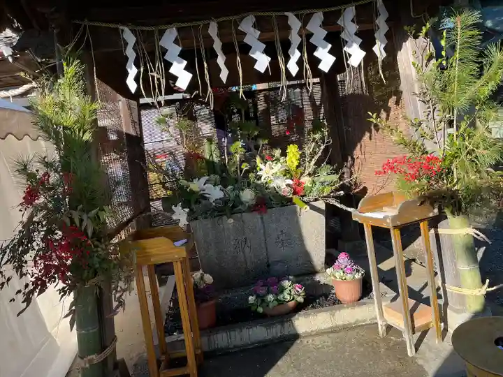 國魂神社の手水舎