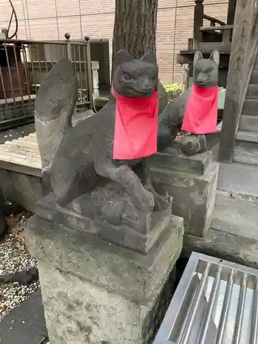 銀杏八幡宮の狛犬