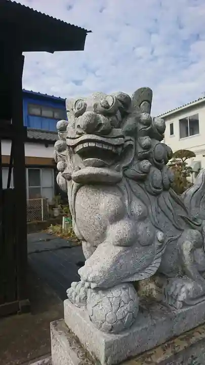 高田神社の狛犬