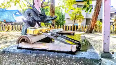 八劔社(桂八劔社)の手水舎