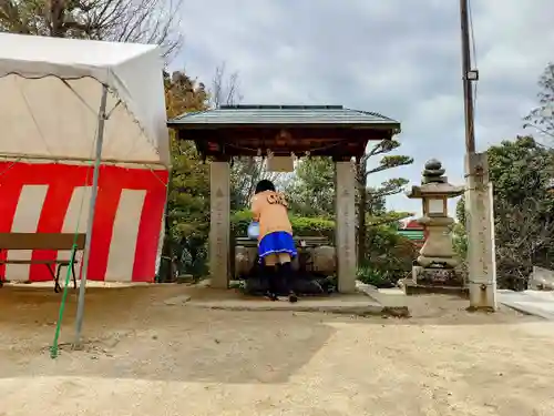 伊佐爾波神社の手水舎