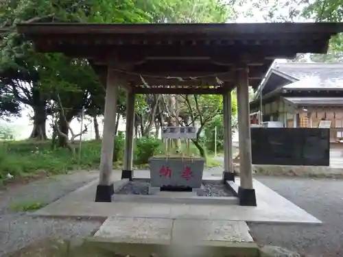 宇都母知神社の手水舎