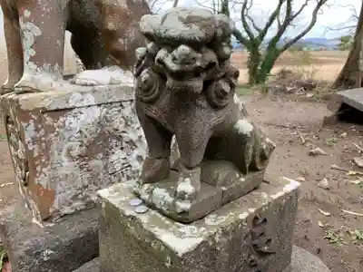 八幡神社の狛犬