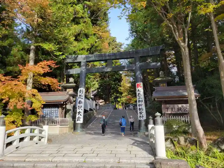 諏訪大社下社秋宮のその他建物