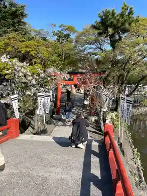 旗上弁財天社の鳥居