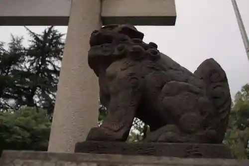 川口神社の狛犬