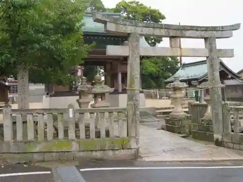 由良湊神社の鳥居