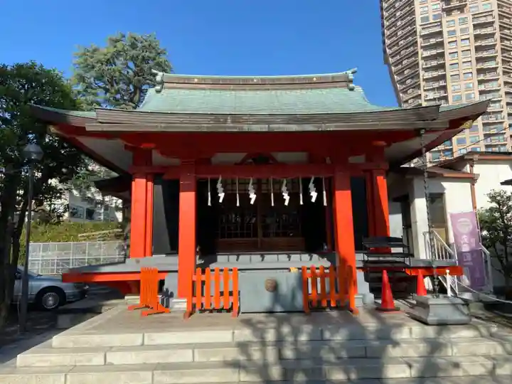 麻布氷川神社の本殿・本堂