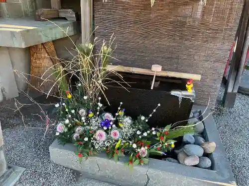 上尾御嶽神社の手水