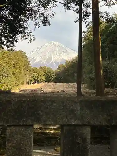 山宮浅間神社の景色