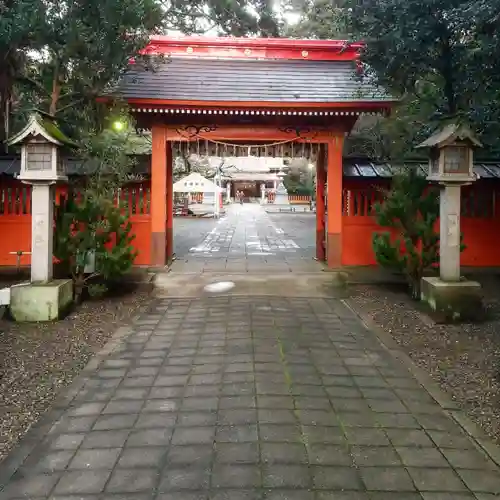 息栖神社の山門