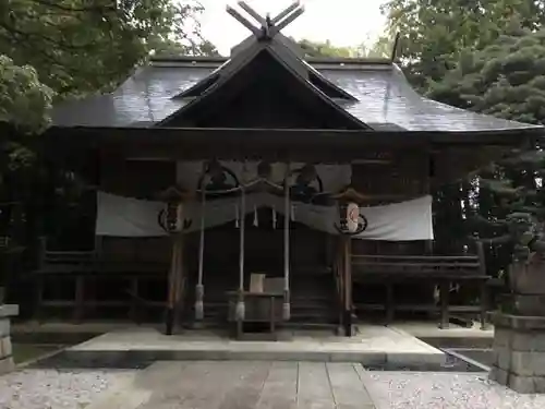 阿伎留神社の本殿・本堂