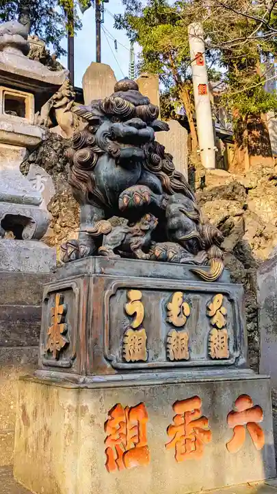 成田山新勝寺の狛犬