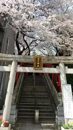三田春日神社の鳥居