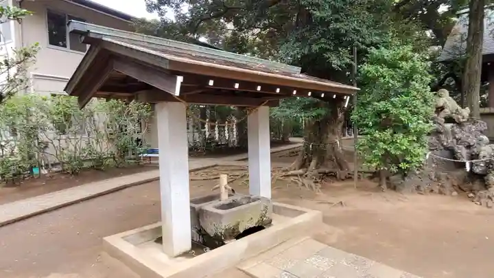 白幡神社の手水舎