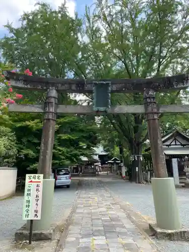 桐生天満宮の鳥居