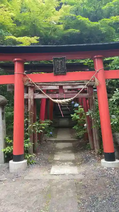 栗川稲荷神社の鳥居