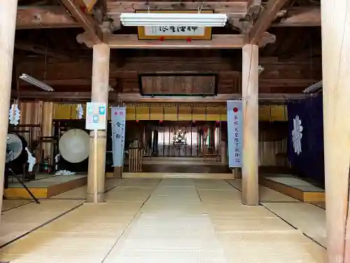 荒城神社の本殿