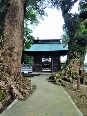 溝口竃門神社の山門・神門