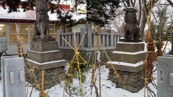 彌彦神社 (伊夜日子神社)の狛犬