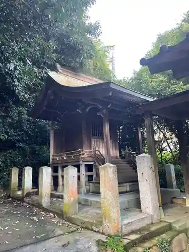 於婆宮神社の本殿