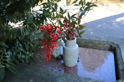 開成山大神宮の手水舎