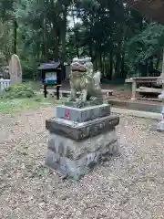 鳩峯八幡神社の狛犬