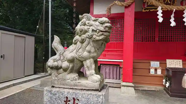 南大沢八幡神社の狛犬