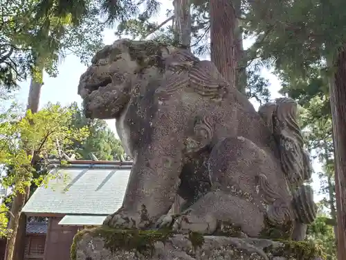 示野神明宮の狛犬