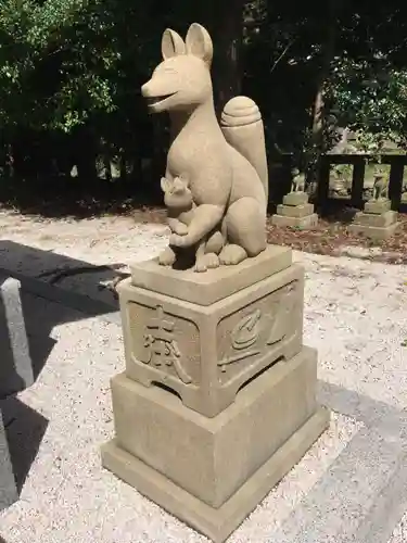 松江神社の狛犬