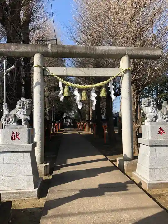 武蔵野神社の鳥居