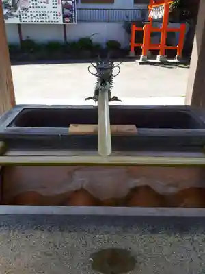 武蔵第六天神社の手水舎