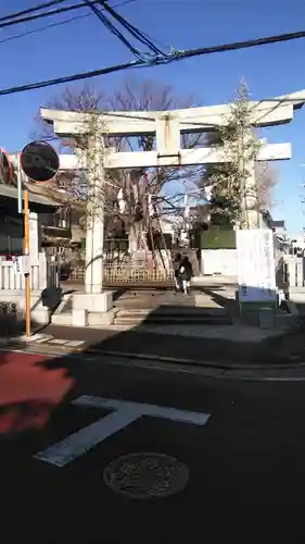 白山神社の鳥居