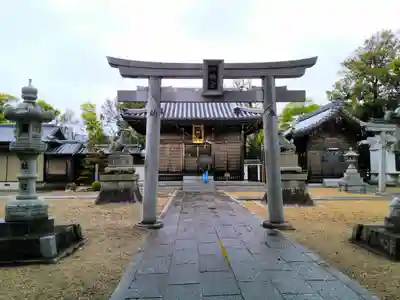 八幡社(東尾八幡社)の鳥居