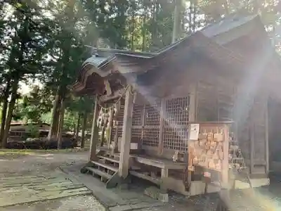 洩矢神社の本殿