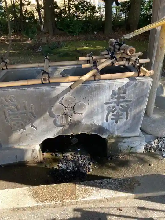 朝日森天満宮の手水舎