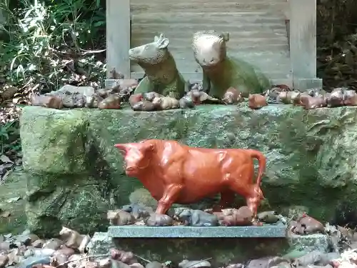 田倉牛神社の狛犬